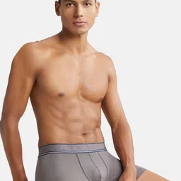 Jockey Heritage Collection Men Grey Solid Trunks HG16 image 5