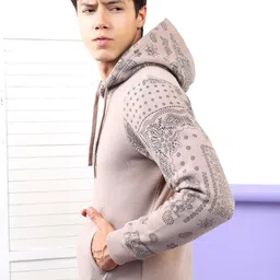 highlander Men Full Sleeve Printed Hooded Sweatshirt image 4