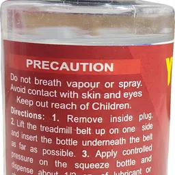 yorker Treadmill Silicone Oil Lubricant for all type of treadmill belt pack of 100ml in bottle Manual Pump image 2