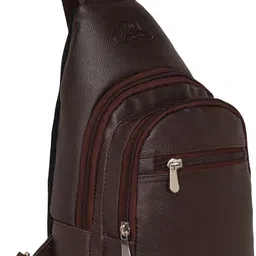 leather world Small 14 L Backpack Men Cross body Travel Shoulder sling bag-picture-23