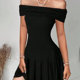 StyleCast Women Off-Shoulder Drop-Waist Dress-image-62