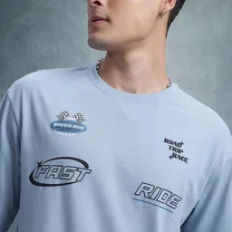 The Roadster Life Co. Typography Print Relaxed Pure Cotton T-shirt image 5