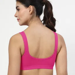 LILY Strops555 Pack Of 3 Non Padded Seamless Non Padded Sports Bra image 5