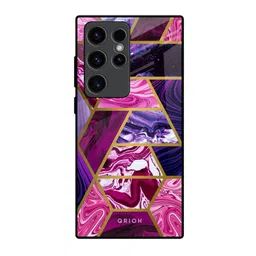 QRIOH Geometric Printed Samsung Galaxy S23 Ultra 5G Back Case Mobile Accessories-picture-51