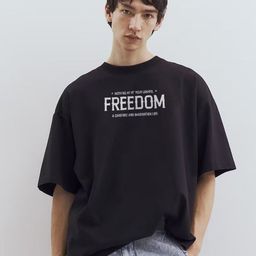 MaverIQ Typography Printed Round Neck Cotton Oversized T-shirt-picture-45