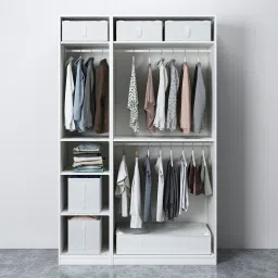 ikea pax / forsand Wardrobe combination, white/white, 150x60x236 cm image 5