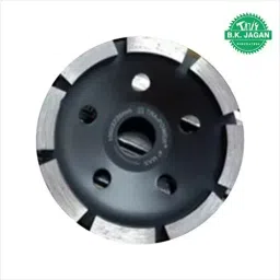 B K JAGAN & CO 3 inch Diamond Cup Wheel Segmented for Heavy Duty Work (80 mm) image 2