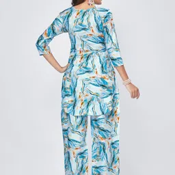 Moda Rapido Women Set of 2 Polyester Printed Co-Ords image 4