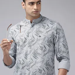 Arrow Sport Pure Cotton Tropical Printed Manhattan Slim Fit Casual Shirt-picture-20