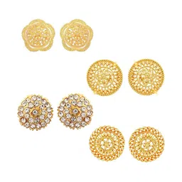 VIVASTRI Women Gold-Plated Alloy Earrings-picture-18