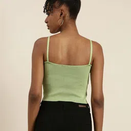 SHOWOFFFF Sweetheart Neck Crop Top image 2