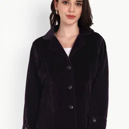 Excent Notched Lapel Single-Breasted Winter Overcoat-image-1