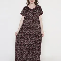 NIGHTSPREE Printed Maxi Nightdress-picture-26