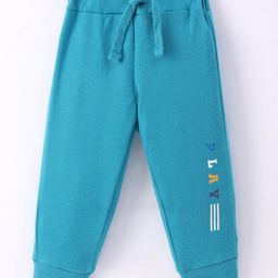 Zero Interlock Knit Full Length Lounge Pant With Skate Print- Blue-picture-31