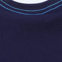 LULU & SKY Boys Printed Pure Cotton Raw Edge T-shirt image 3