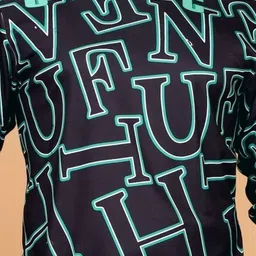 FABRIPPLE Men Printed Monochrome Pockets T-shirt image 2