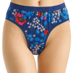 FiveFlag Pack Of 3 Printed Pure Combed Cotton Hipster Briefs image 5