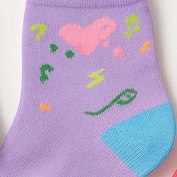Cortica Kids Pack of 6 Cotton Lycra Patterned Sock's image 2