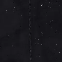 Taffykids Velvet Sleeveless Beads Embellished Zip Up Jacket - Black image 4