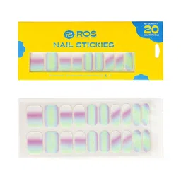Ray Of Sunshine- ROS Beauty Set Of 20 Peel & Stick Nail Art Stickers- Mermaid Magic-picture-15