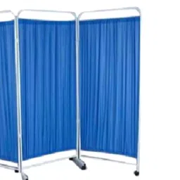 Welltrust 66x96 cm Mild Steel, ERW Tubular 3 Fold Bed Side Screen image 3