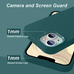 LIRAMARK Solid Printed iPhone 13 Mini Back Case Mobile Accessories image 4