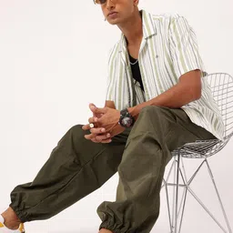 wrogn Kook N Keech Vacation Ready Striped Resort Fit Shirt image 3