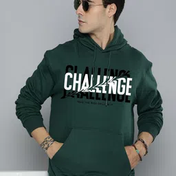 R.Code by The Roadster Life Co. Men Printed Hooded Sweatshirt-picture-29
