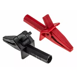 RS PRO Insulated Test Lead Kit, Crocodile Clip, Retractable Plug, Shrouded Plug, Spade Terminal, Sprung Hook, 1.2m, CAT Model No 3402421 image 4