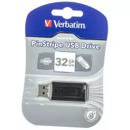 Verbatim PinStripe 32 GB USB 2.0 USB Stick, 49064 image 2