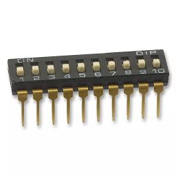 MULTICOMP PRO DIP Switches & SIP Switches SWITCH, DIL, LOW, 10WAY, MCNDI-10S-picture-14