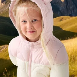 Juniors by Babyshop Girls Colourblocked Lightweight Open Front Jacket image 3