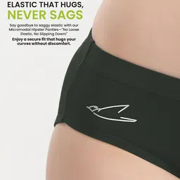 FREECULTR Stylish Hipster Trunks for Women Support Pack of 3 FC-WMN-HPTR-AVG-PW-PKN-03_S image 3