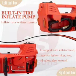 Jawsons 4 In 1 Electric Jack Red & Black image 5