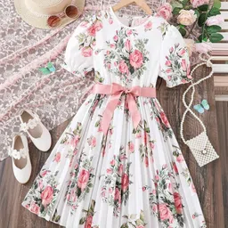 YK Floral Print Fit & Flare Maxi Dress-picture-38