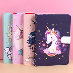 SKB Unicorn Printed Notebooks with Magnetic Buckle and Colorful Printed Pages with Attractive Cover (Color & Design May Vary)-picture-22