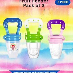 Bubble Trouble Silicone Food Fruit Nibbler Soft Pacifier Feeder For Infant Baby BPA Free-Pack of 3-picture-38