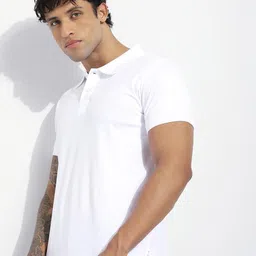 DILLINGER Men Regular Fit Short Sleeve Solid Polo Tshirt image 4