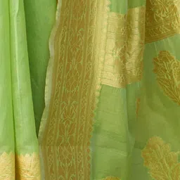 SANISA Woven Design Zari Handloom Saree image 4