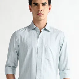 Arrow Originals Slim Fit Striped Spread Collar Cotton Formal Shirt-image-29
