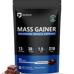 DENZOUR NUTRITION Mass Gainer Powder - 1.5 Kg-picture-33