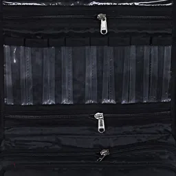 Kuber Industries Black & Transparent Solid Travel Organizer image 4