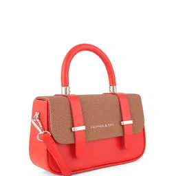 Flingo Women Solid Twin Handled Handheld Bag image 3