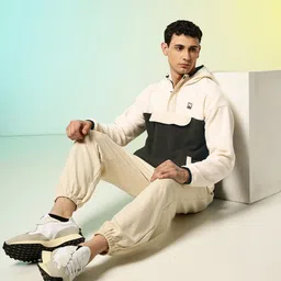 HRX by Hrithik Roshan Colourblocked Hooded Pullover Sweatshirt image 3