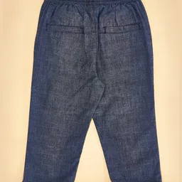 Pantaloons Baby Cotton Ship Printed Pants - Navy Blue image 3