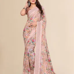 Moda Rapido Women Floral Printed Saree-image-47