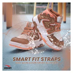 asian M Alphabet Patch Detailed Lace Up Shoes - Navy Blue & White image 5