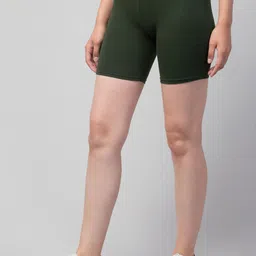 DRAXSTAR Women Skinny Fit Low-Rise Running Sports Shorts image 3