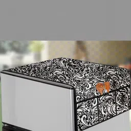 The Furnishing Tree Black Plastic Refrigerator Cover-picture-11