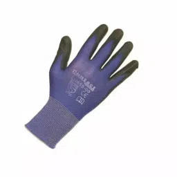 Liscombe Contact Touch Blue Nylon Work Gloves Size 9 Polyurethane Coating, LN615-09-image-80